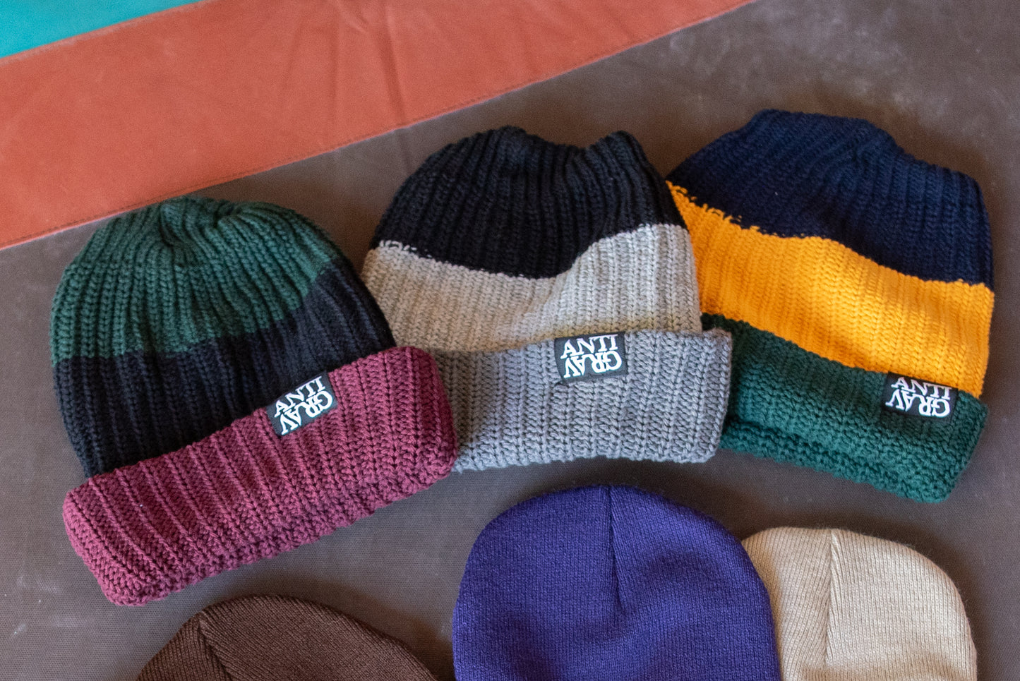 Neopolitan Beanie (don't) Fall colorways
