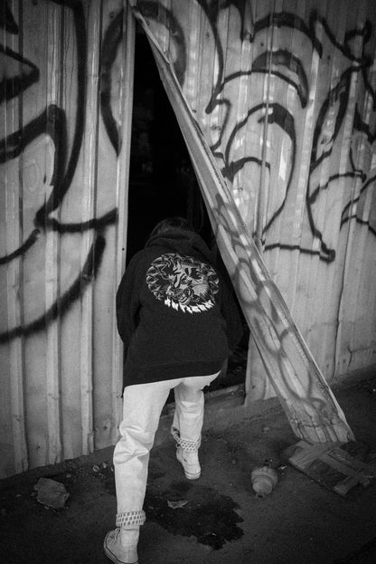 Down in Flames Heavy Zip Hoody