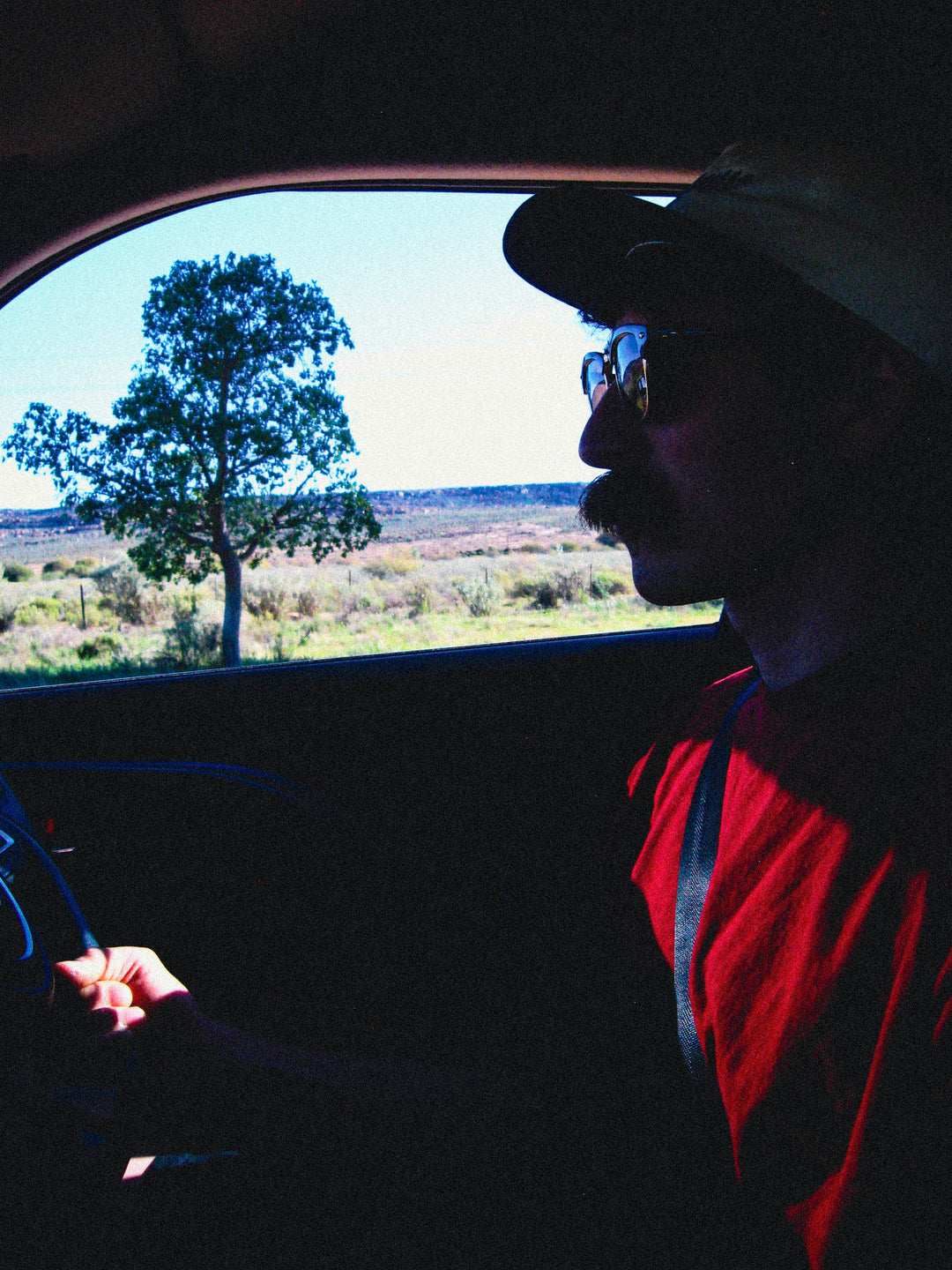 Stacked Embroidered Tee (Summer Haze)