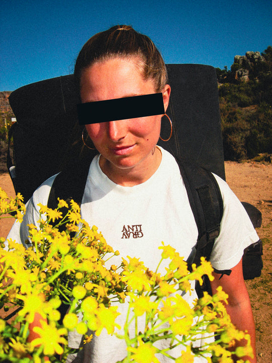 Stacked Embroidered Tee (Summer Haze)