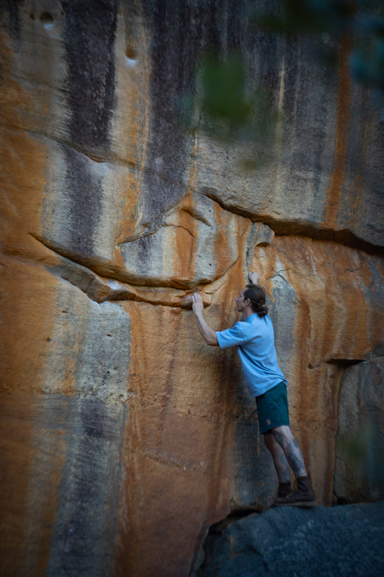 Stacked Embroidered Tee (Summer Haze)