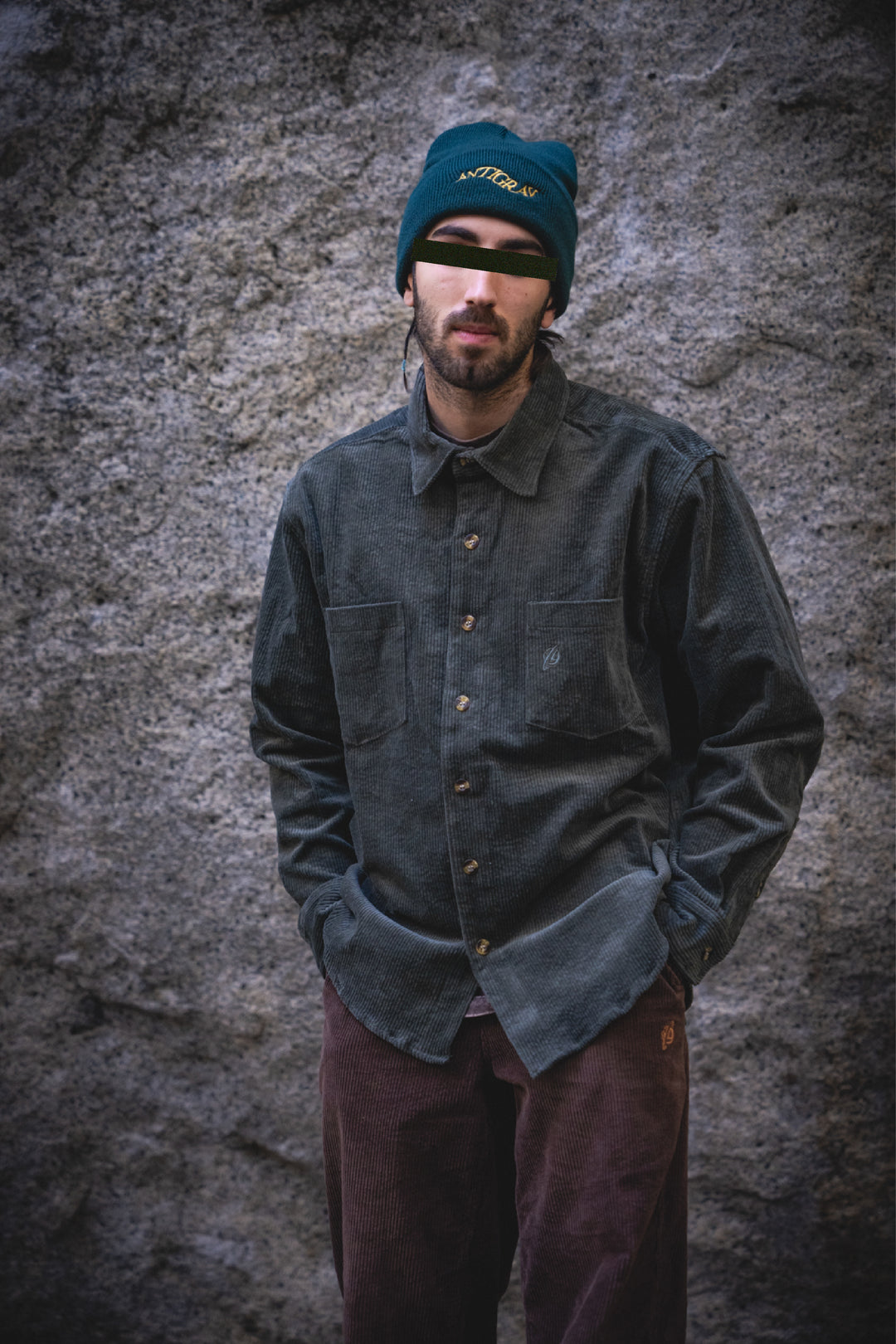 Half A Dome Embroidered Beanie